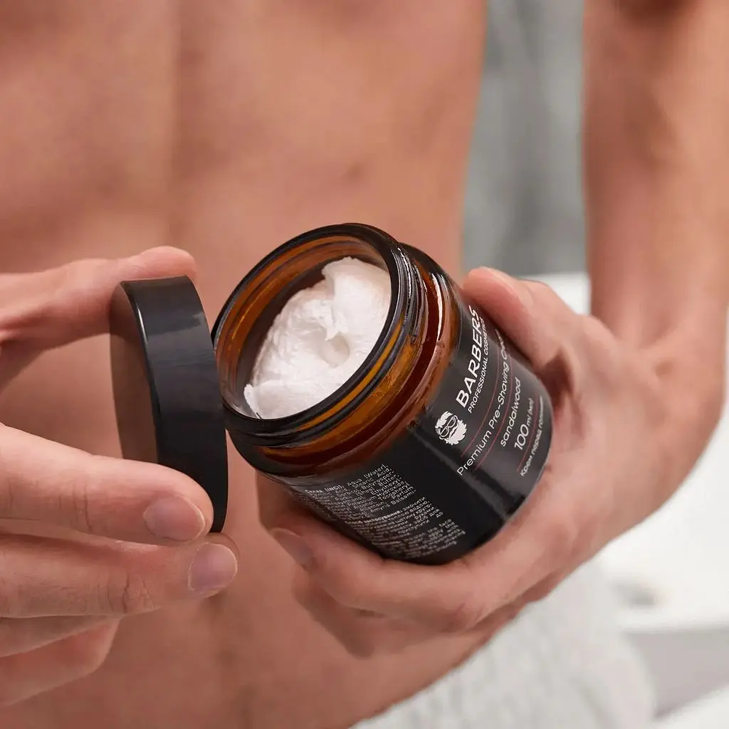 Крем перед голінням Barbers Pre-Shaving Cream Sandalwood 100 мл - фото 5