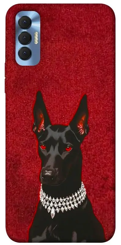 TPU чохол Demsky Premium doberman для TECNO Spark 8P