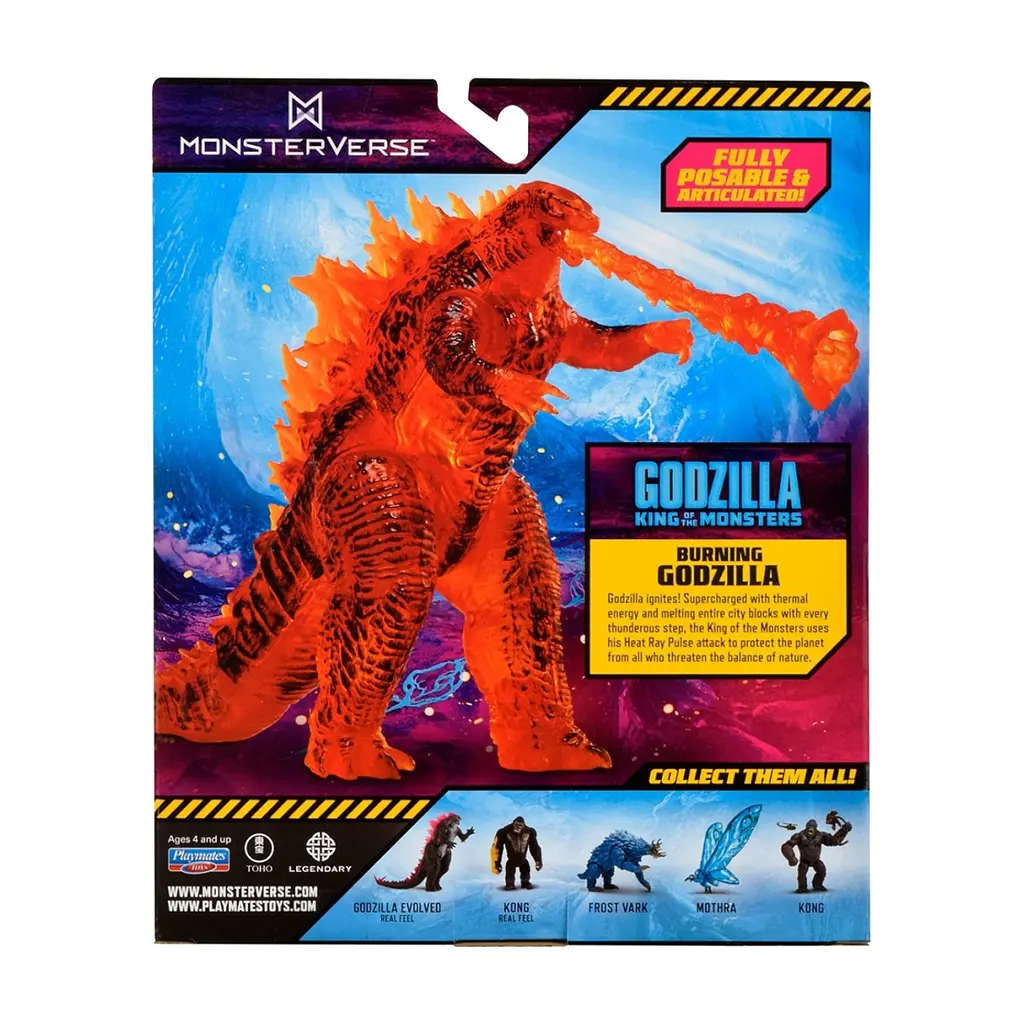 Фігурка Godzilla vs. Kong Вогняна Ґодзілла (35217N) - фото 4