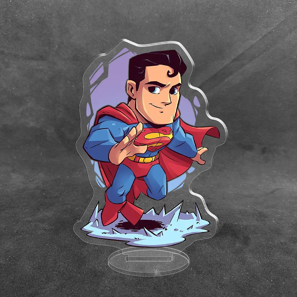 Акрилова колекційна фігурка Чібі Chibi Superman 1 10 cм