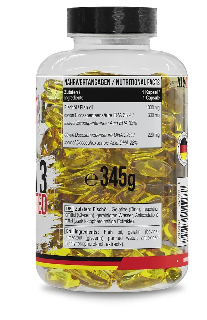 MST Омега-3 Відбірна EPA 330 DHA 220 - 240 софтгель MST Nutrition - фото 2