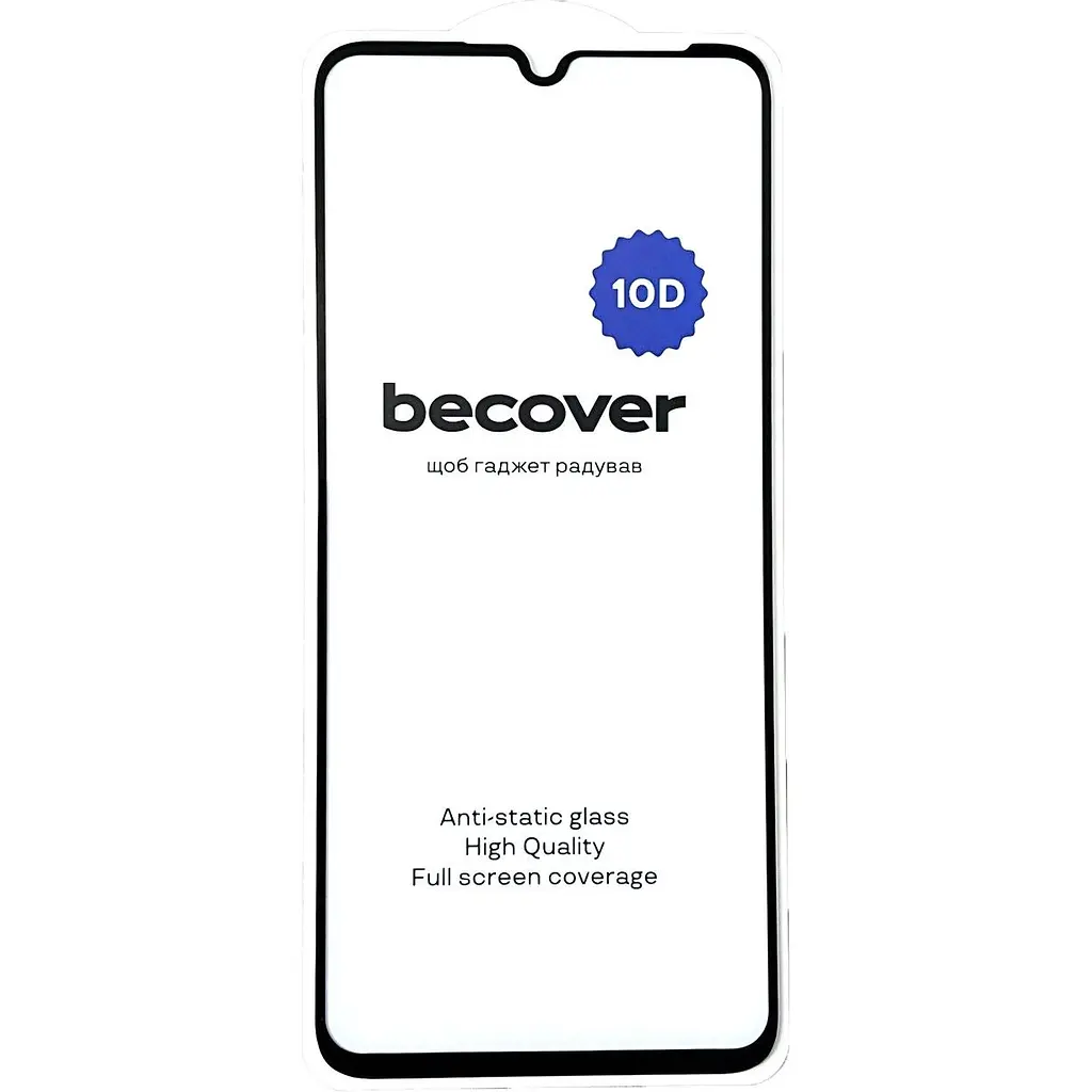 Захисне скло BeCover для Honor X7a 10D Black (711334) - фото 3