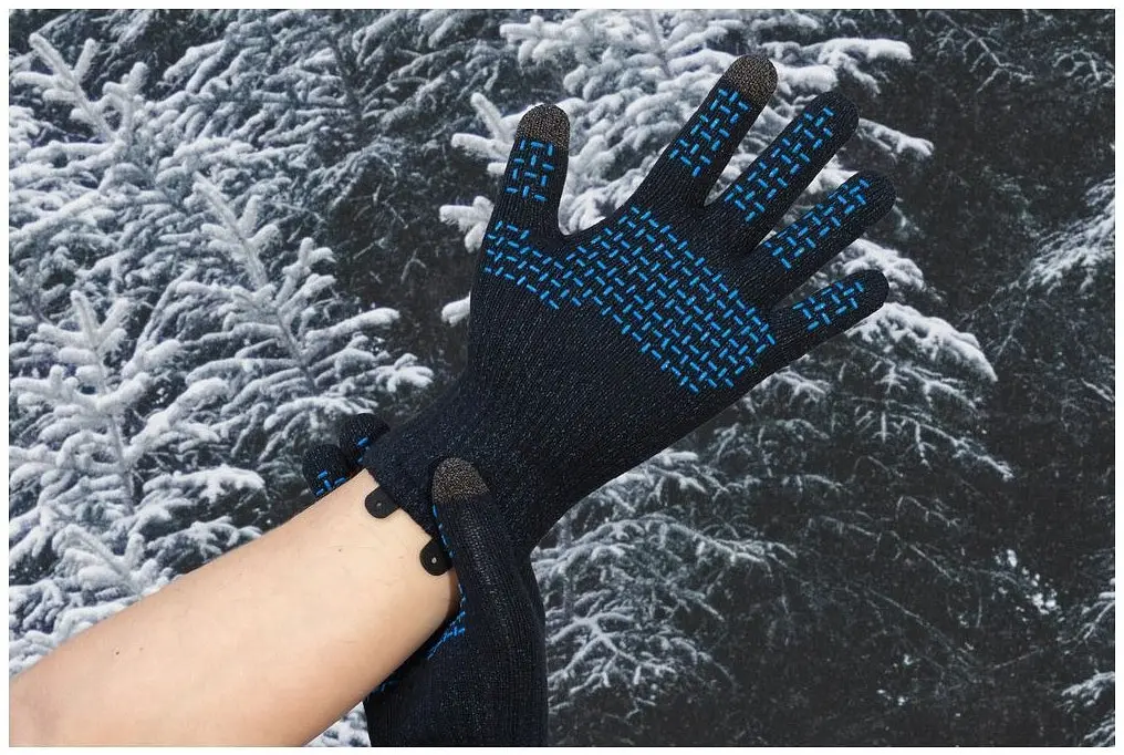 Перчатки водонепроницаемые Dexshell ThermFit 3.0 Gloves Dark Blue L (1047-DG12402HTB-L) - фото 2