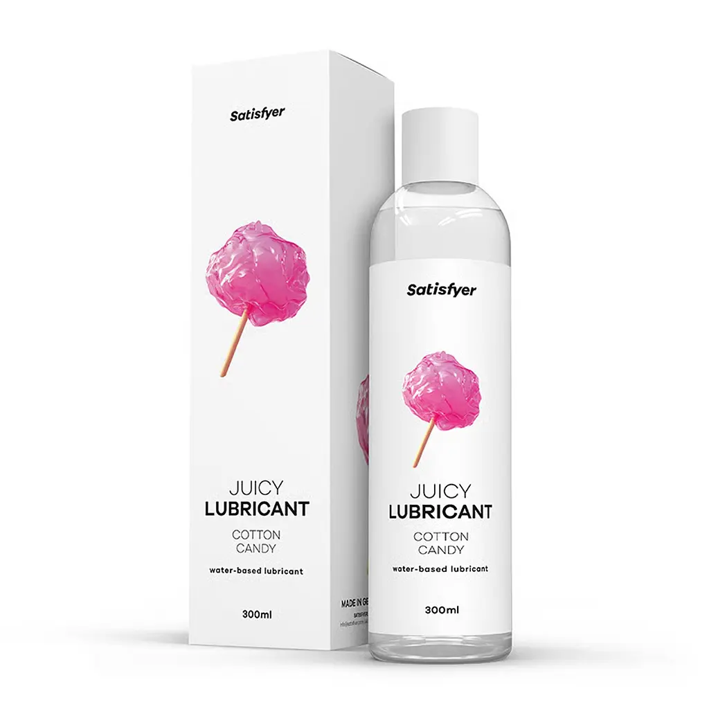 Лубрикант на водній основі Satisfyer Juicy Lubricant Cotton Candy, 300 мл