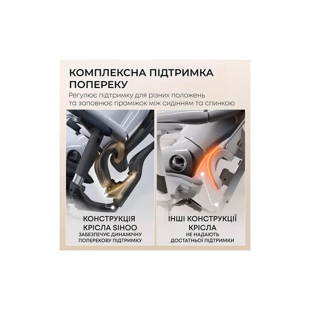 Офісне крісло Sihoo DORO C300L сітка, чорне (DORO-C300L-A3-101) - фото 8
