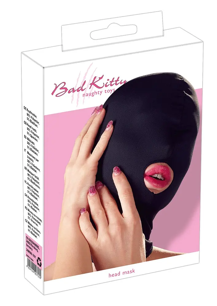Маска - 2490366 Bad Kitty Head Mask Mouth Black - фото 6