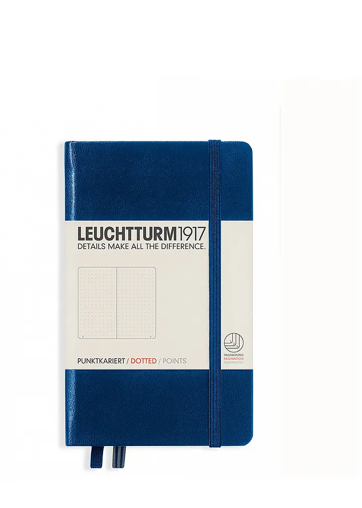 Блокнот Leuchtturm1917 Кишеньковий, темно-синій, крапка (342921) - фото 7