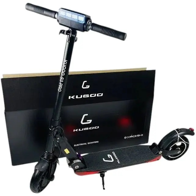 Электросамокат Kugoo S3 Pro Jilong (450W,8.8Ah) Черный - фото 1