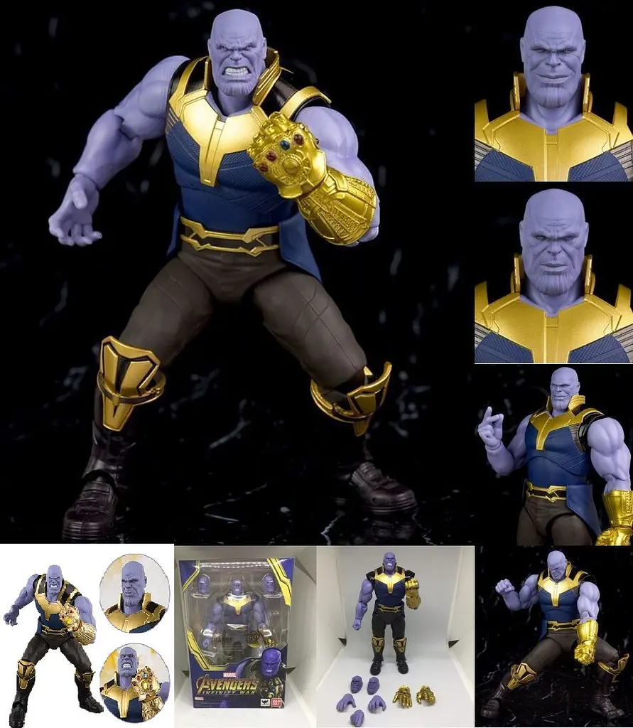 Фігурка Infinity War Marvel Thanos Бандай Танос Війна Нескінченності S.H. Figuarts Thanos - фото 4