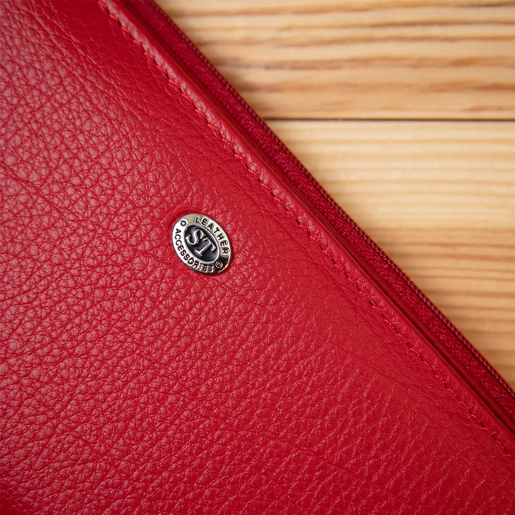 Кожаный женский кошелек ST Leather 19х9.5х1.5 см acs0018193 - фото 8