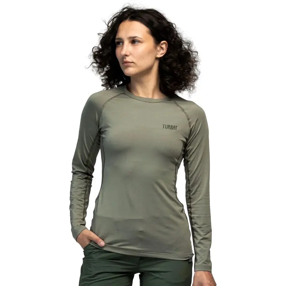 Женская футболка Turbat Hike Lite LS Woman XL Светло-оливковый - фото 1