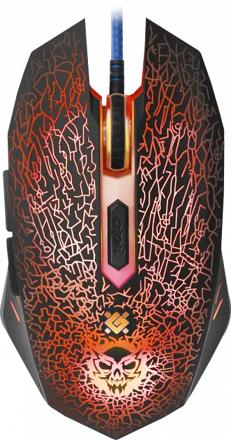 Комплект проводной Defender DragonBorn MHP-003 (black/red) - фото 2