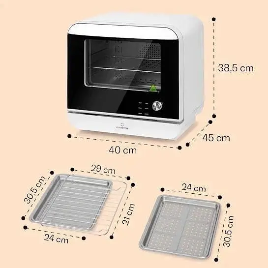 Парова піч фритюрниця духовка Klarstein Vita Pro 2450 Вт (10041334) - фото 3