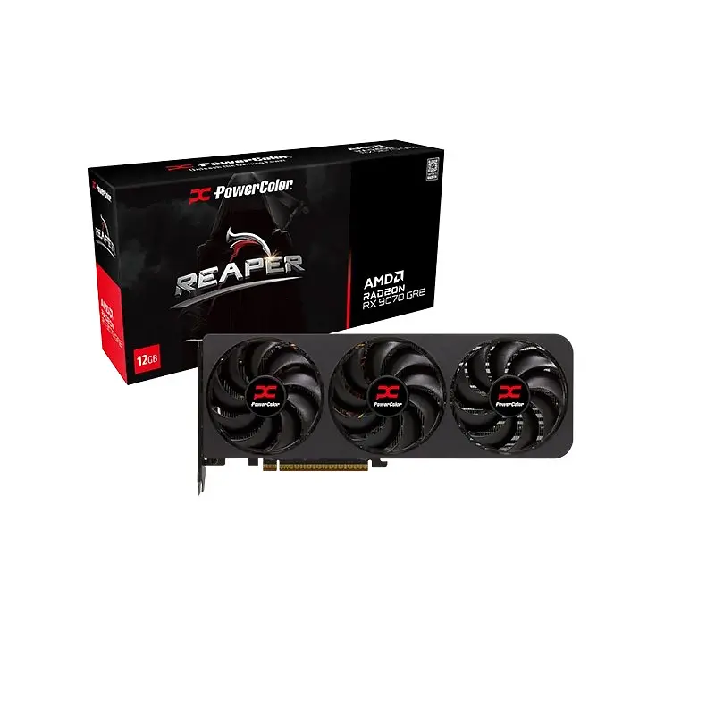 Відеокарта AMD Radeon RX 9070 GRE 12GB GDDR6 Reaper PowerColor (RX9070GRE 12G-A) - фото 6