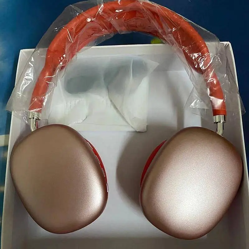 Повнорозмірні бездротові навушники-гарнітура Bluetooth з акумулятором Macaron MP90 з MP3 плеєром/AUX/microSD Червоні - фото 4