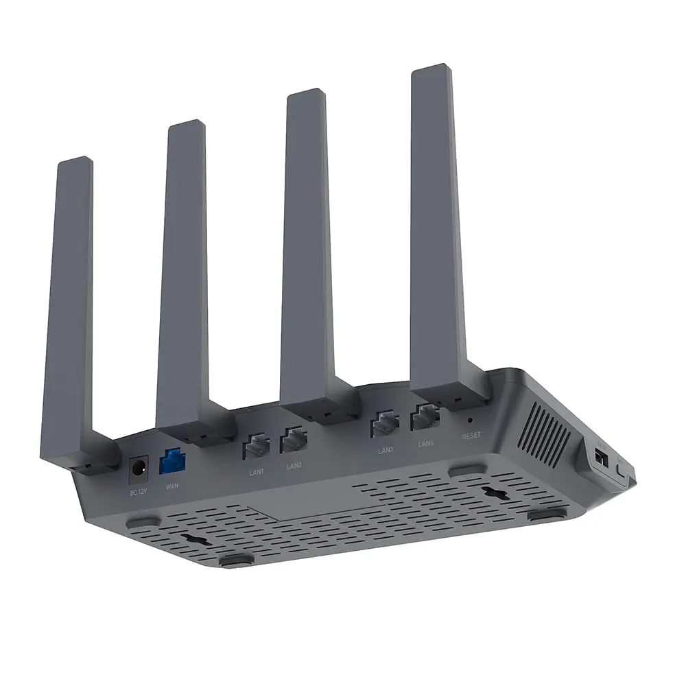 WiFi 6 маршрутизатор GL.iNet Flint (GL-AX1800-EU) гігабітний дводіапазонний (73-01004) - фото 9