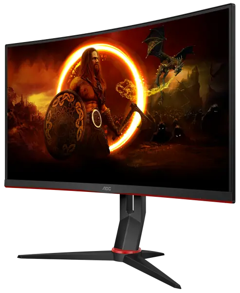 Монiтор 27" AOC C27G2Z3/BK Black/Red - фото 3
