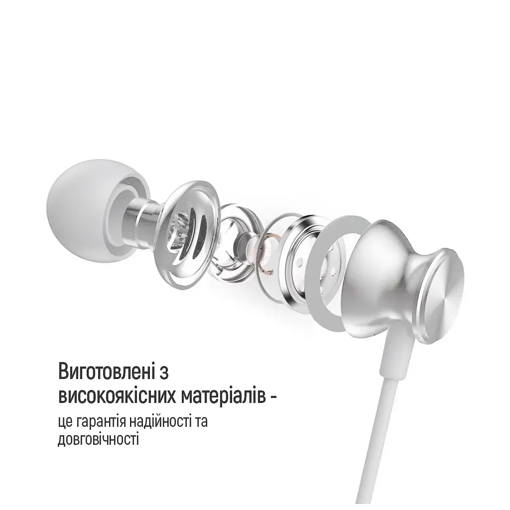 Навушники ColorWay 3.5 mm Wired Earphone UrbanBeat White (CW-WD03WT) - фото 10