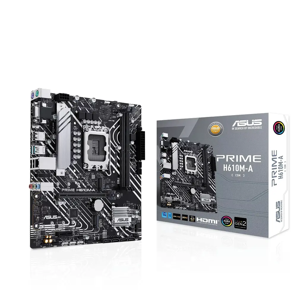 Материнская плата PRIME H610M-A-CSM s1700 H610 2xDDR5 M.2 HDMI D-Sub DP mATX Asus teh0019018 - фото 8