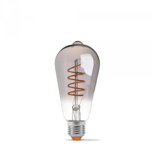 LED лампа VIDEX Filament ST64FGD 4W E27 2100K дімерна графіт - фото 2