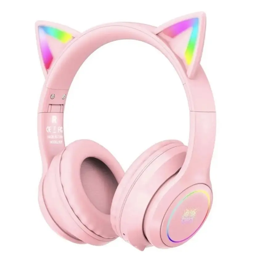 Навушники Bluetooth Onikuma B90 Pink