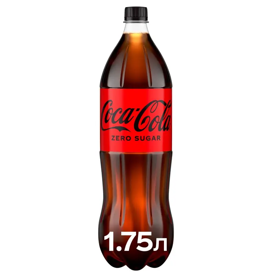 Напій Coca-Cola Zero безалкогольний сильногазований 1.75 л - фото 2