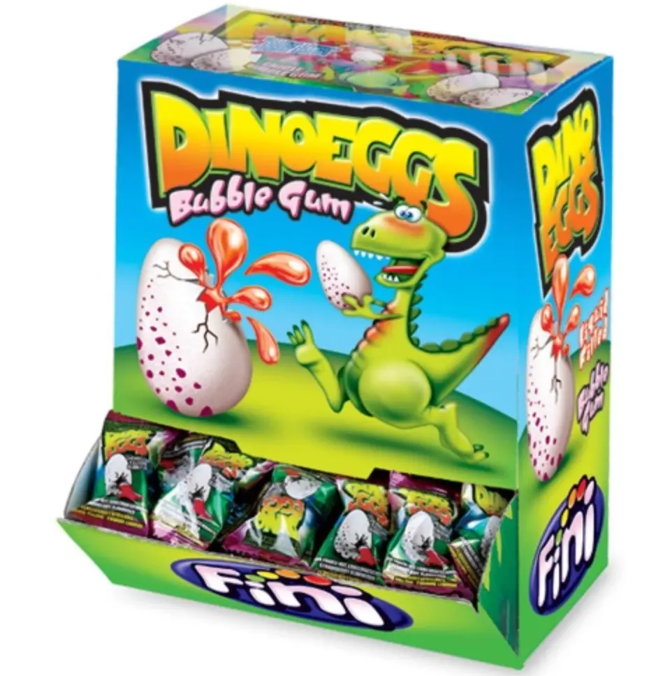 Жуйка Fini Dino Eggs Bubble Gum 1шт - фото 7
