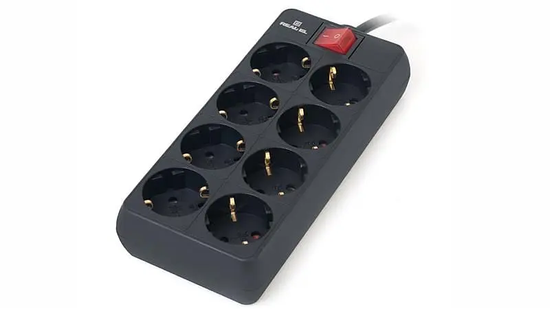 Фильтр питания REAL-EL RS-8 Protect 5м Black (EL122300024) - фото 4