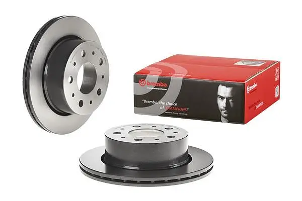 Диск гальмівний вентильований Fiat Ducato, Peugeot Boxer 05-25р Brembo (09.C663.11) - фото 2