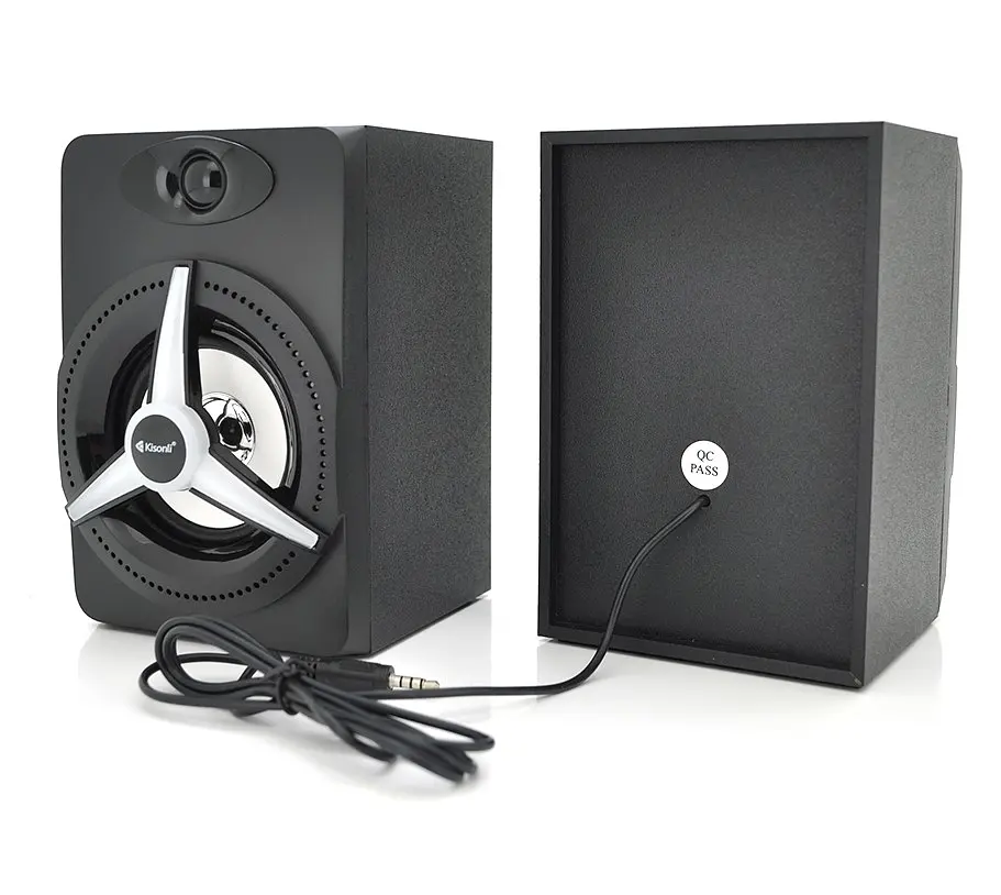 Компьютерные колонки 2.1 Kisonli TM-7000A, Bluetooth, AUX, FM, 15W+2x5W - фото 2