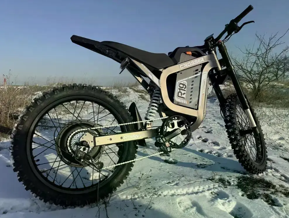 Электровелосипед Фетбайк Crosser Эндуро R19 (3000W, 72V, 40Ah) - фото 5