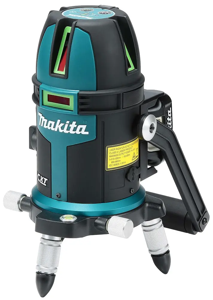 Нівелір лазерний акумуляторний Makita SK312GDZ (20 м, 4 промені, зелений, CXT, без акумулятора та зарядного пристрою) - фото 4