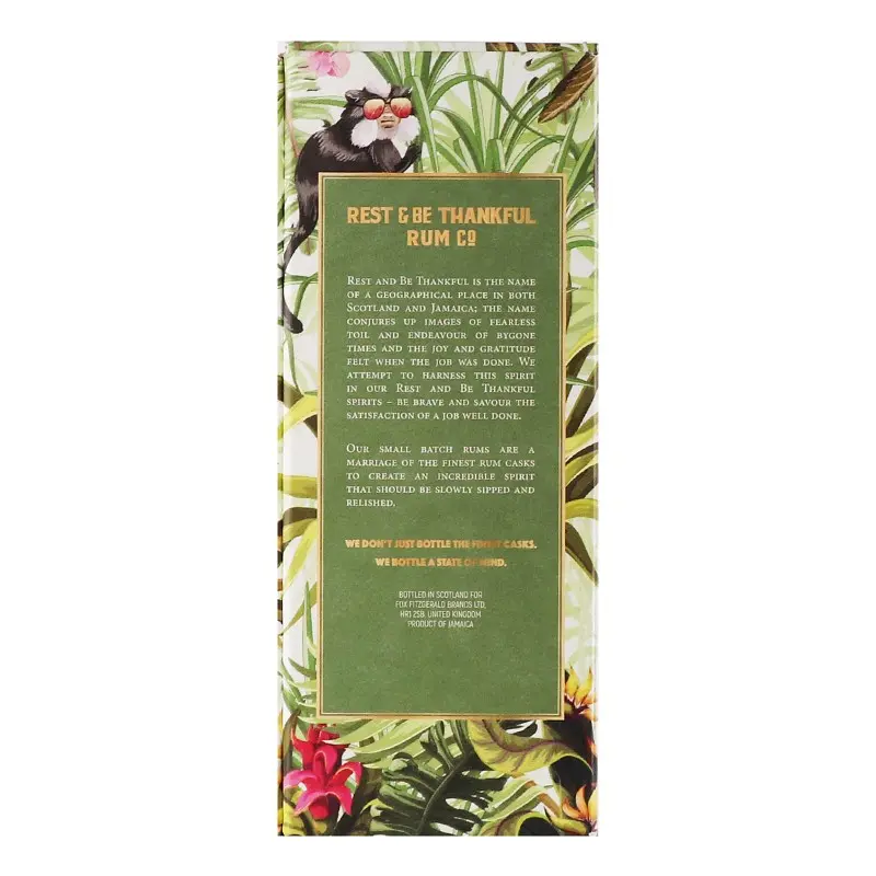 Ром Rest & Be Thankful Small Batch #1 Monymusk 2012 46% 0.7 л - фото 4