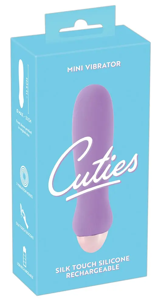 Вібратор Cuties Mini Vibrator 12.5 см фіолетовий - фото 6