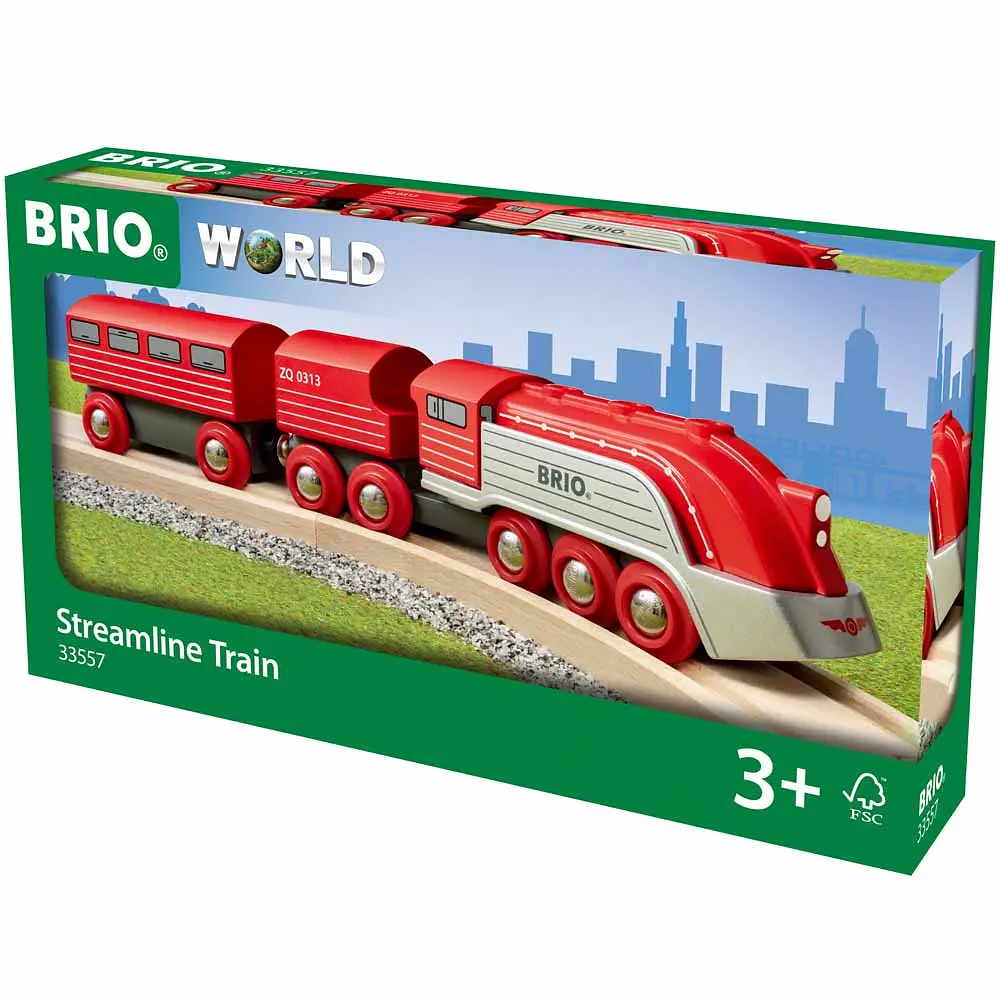 Поезд для железной дороги Brio Streamline (33557) - фото 4