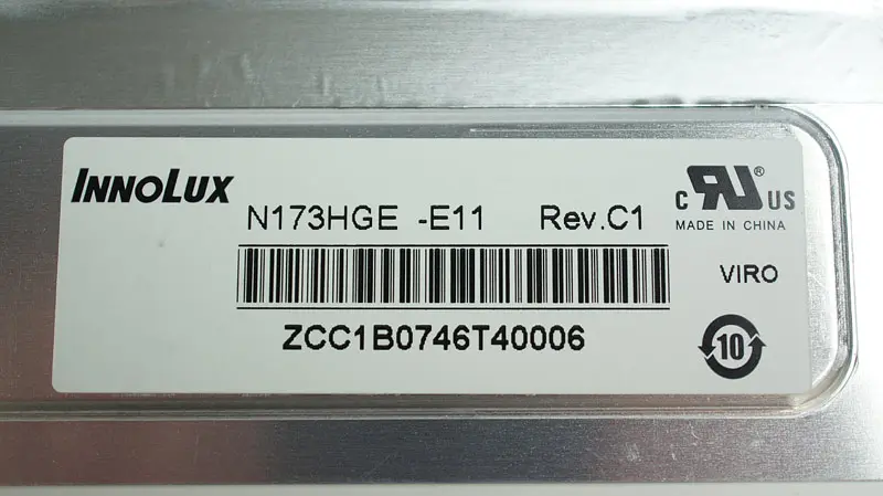 Матриця 17.3 N173HGE-E11 1920х1080, 30pineDP, LED, NORMAL, матова, роз'єм ліворуч знизу для ноутбука - фото 2