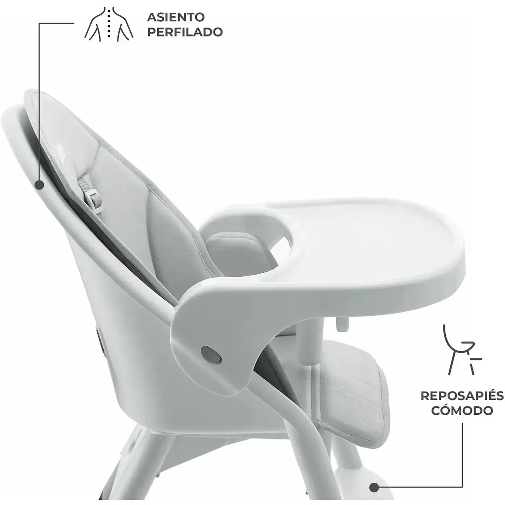 Стільчик для годування Kinderkraft Dinnly Grey (KHDINN00LGR0000) - фото 10