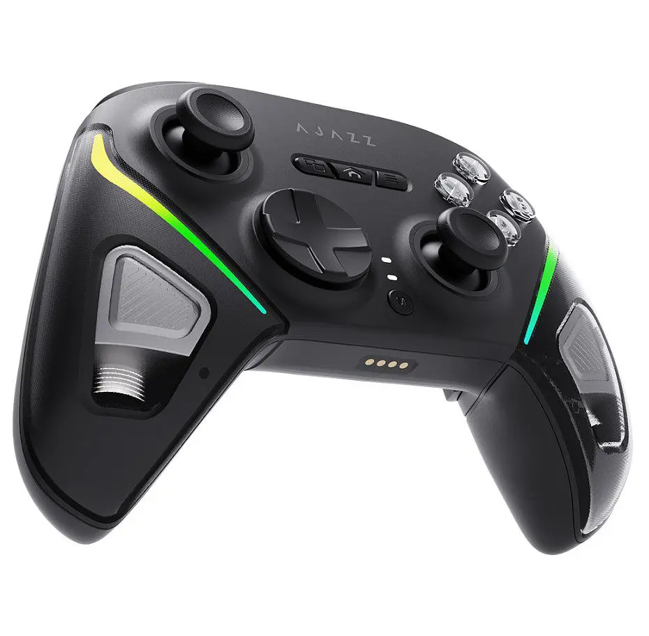 Геймпад джойстик Ajazz GP-100B 2.4G/BT/USB, Switch/PC/iOS/Android, RGB, Black - фото 2