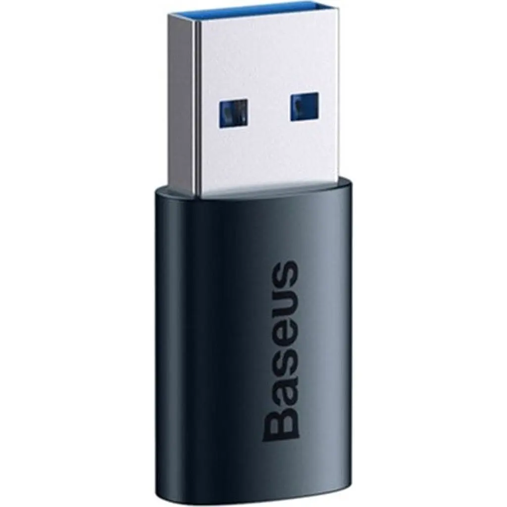 Перехідник Baseus Ingenuity Series Mini OTG USB 3.1 to Type-C Blue (ZJJQ000103) [126875] - фото 1