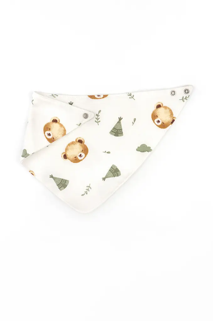 Слинявчик для немовлят на кнопках з непромокаючою вставкою Baby Bear - фото 2