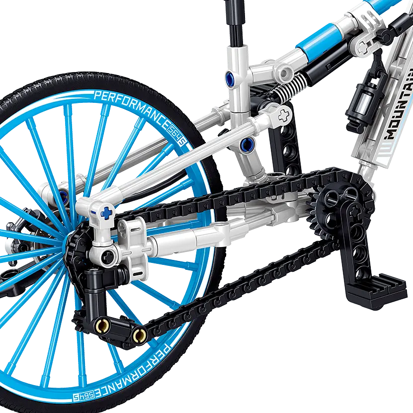Конструктор велосипед  ZHEGAO MOUNTAIN BIKE  спортивный горный 247 деталей - фото 7