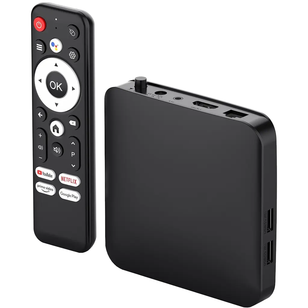 TV Медіаплеєр AGN Media Box Base 2/16Gb/ Amlogic S905L3/ Android 14/ WiFi 2.4G+5G/LAN:100M/ - фото 5