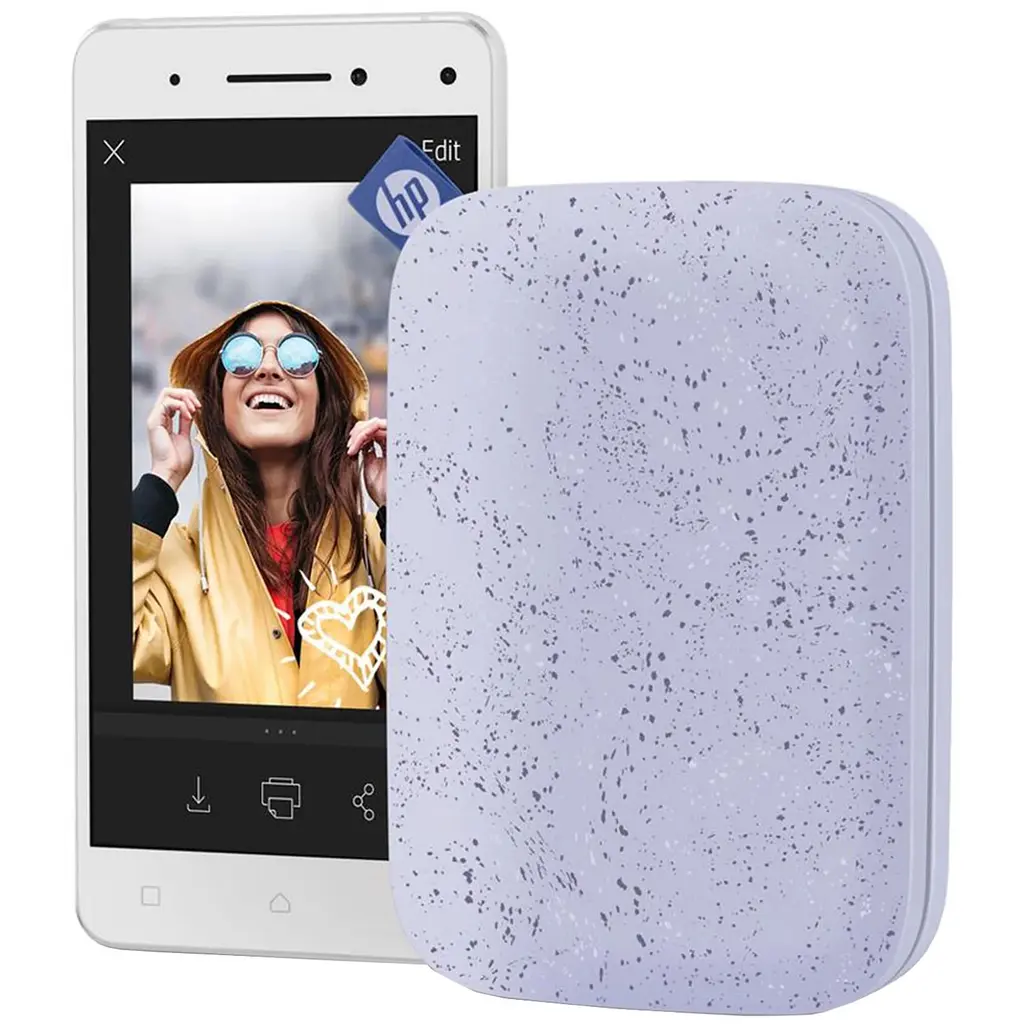 Фотодрукарка Hewlett Packard портативна HP Sprocket Фіолетовий (2"x3",313x400dpi,Zink, 64MB,Bluetooth, колір фіолетовий) - фото 2