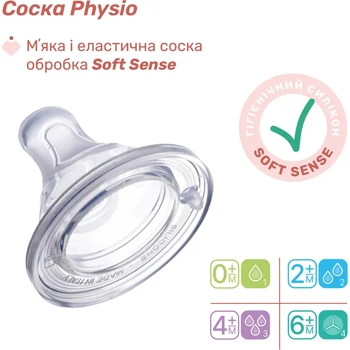 Пляшка для годування Chicco Perfect 5 пластикова із силіконовою соскою 2+ місяці рожевий 240 мл (20223.12.40) - фото 8