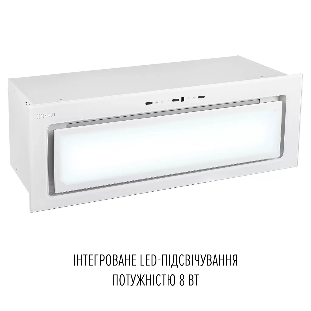 Витяжка повновбудована Perfelli Design Vision 9 Bianco Silenzio - фото 4