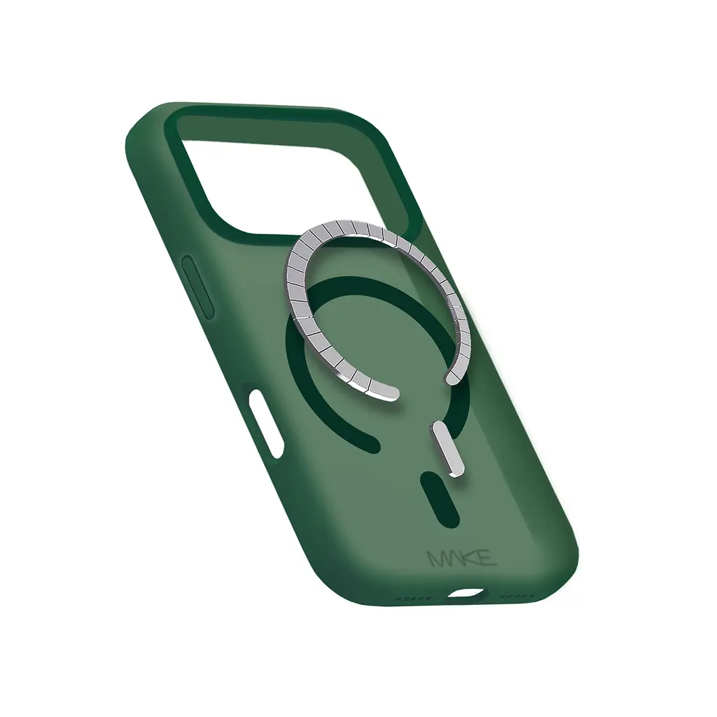 Чохол MAKE Apple iPhone 17 Pro Silicone Aura Magnet Forest Green - фото 6
