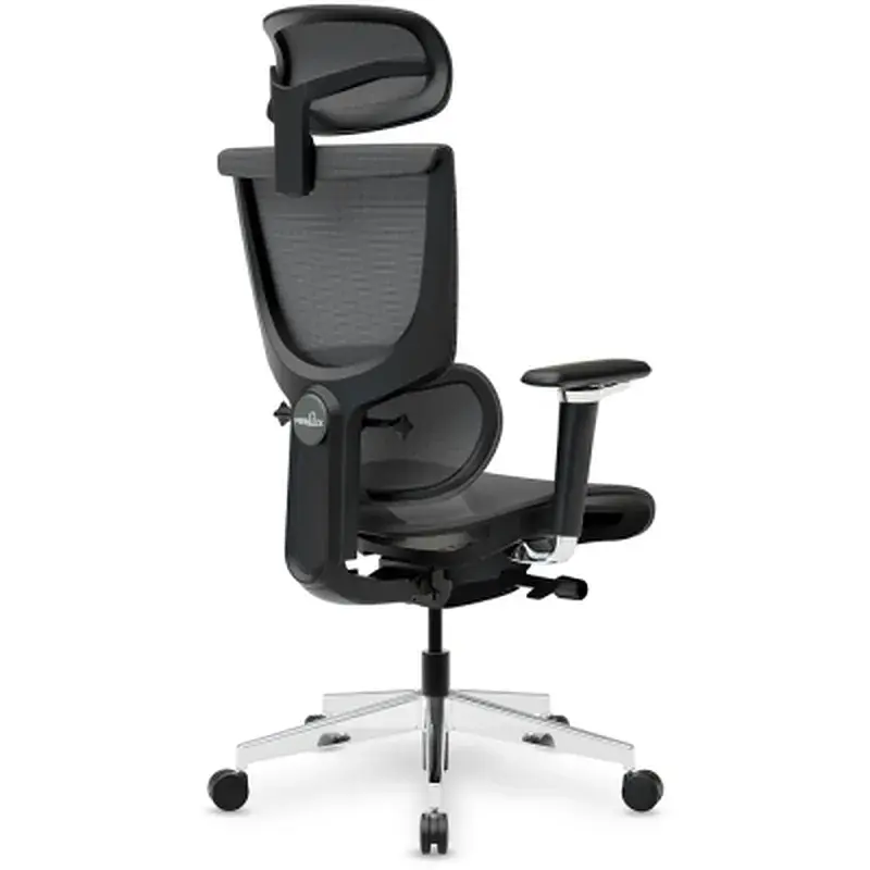 Офісне крісло Mealux S8 Air Black (HF-S8P M/B) - фото 5