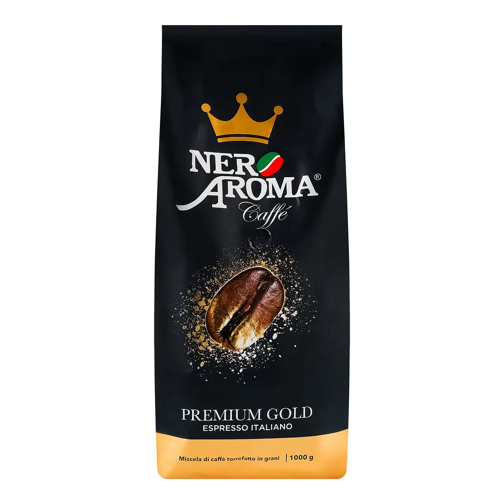 Кава в зернах Nero Aroma Premium Gold, 1 кг (881650) - фото 3