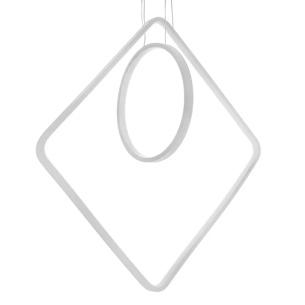 Світильник стельовий Brille підвісний світлодіодний для спальні BR-935S/70W LED WH - фото 5