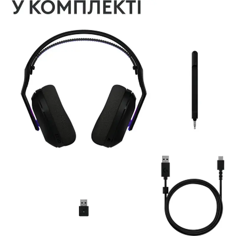 Навушники Logitech G522 Lightspeed Wireless Gaming Headset Black (981-001544) - фото 3